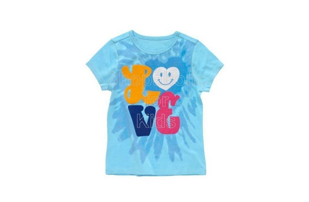 Crazy8 Love Tee Color: Seaside Blue - Shopaholic for Kids