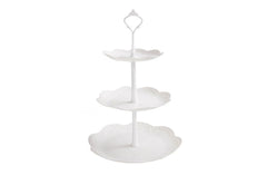 Delish Treats 3 Tier Cupcake Stand (Round with Scallops)