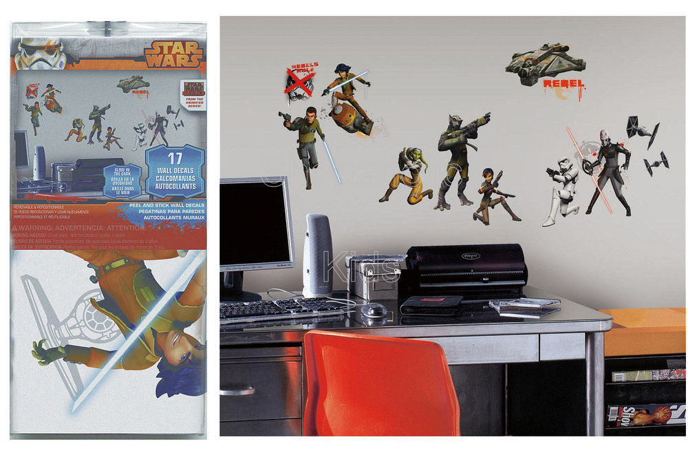Star Wars Rebels Peel and Stick Wall Decals - Shopaholic for Kids