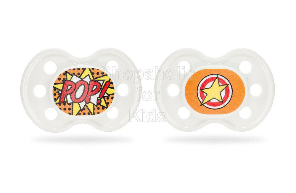 BooginHead Superhero POP Pacifier - 2pcs - Shopaholic for Kids