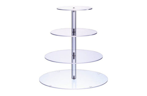 Delish Treats 4 Tier Acrylic Cupcake Stand