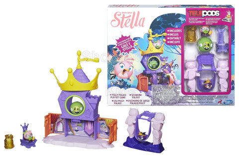 Angry Birds Stella Telepods Piggy Palace Playset Game