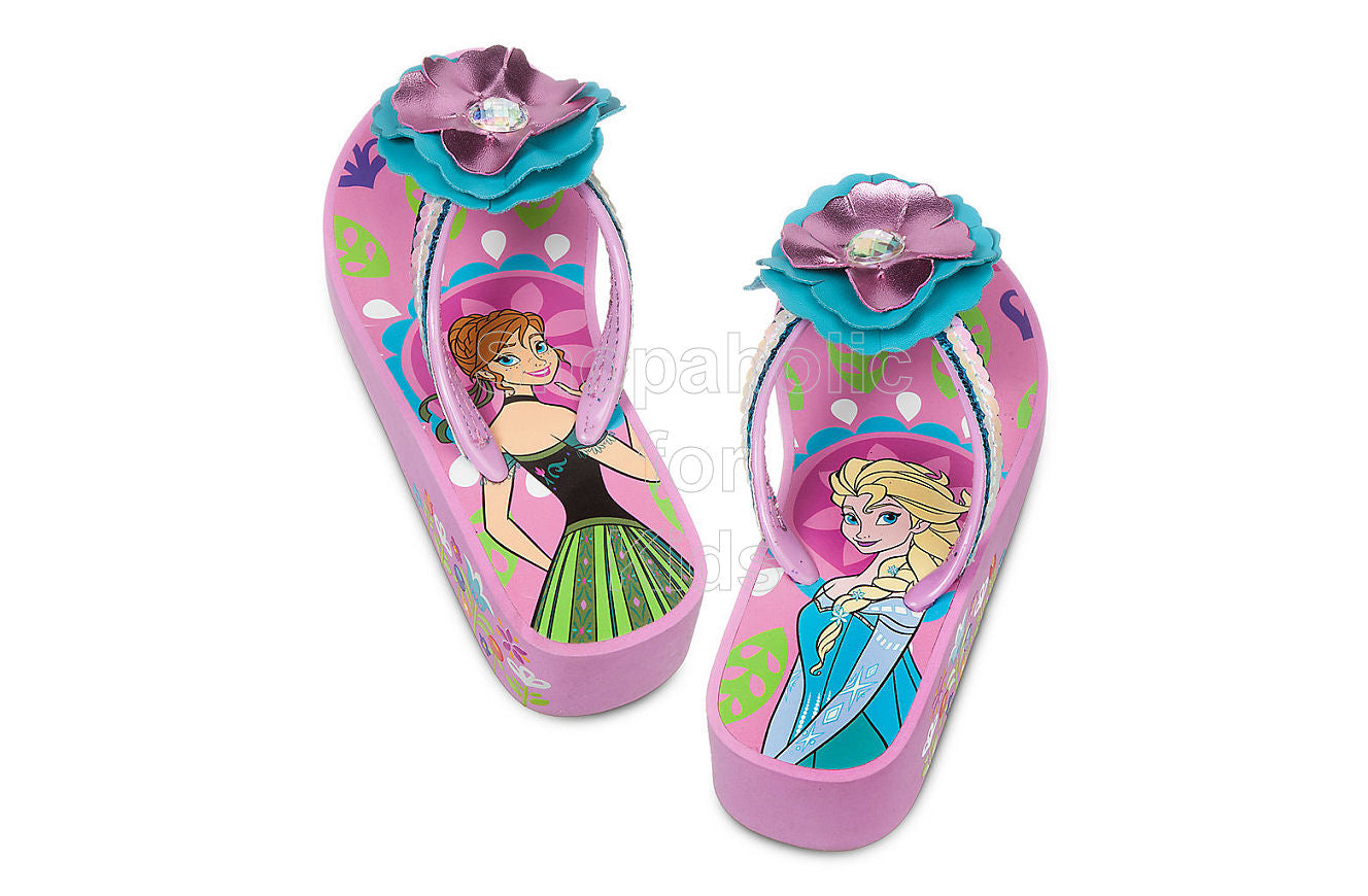 Disney Anna and Elsa Platform Flip Flops - Frozen - Shopaholic for Kids