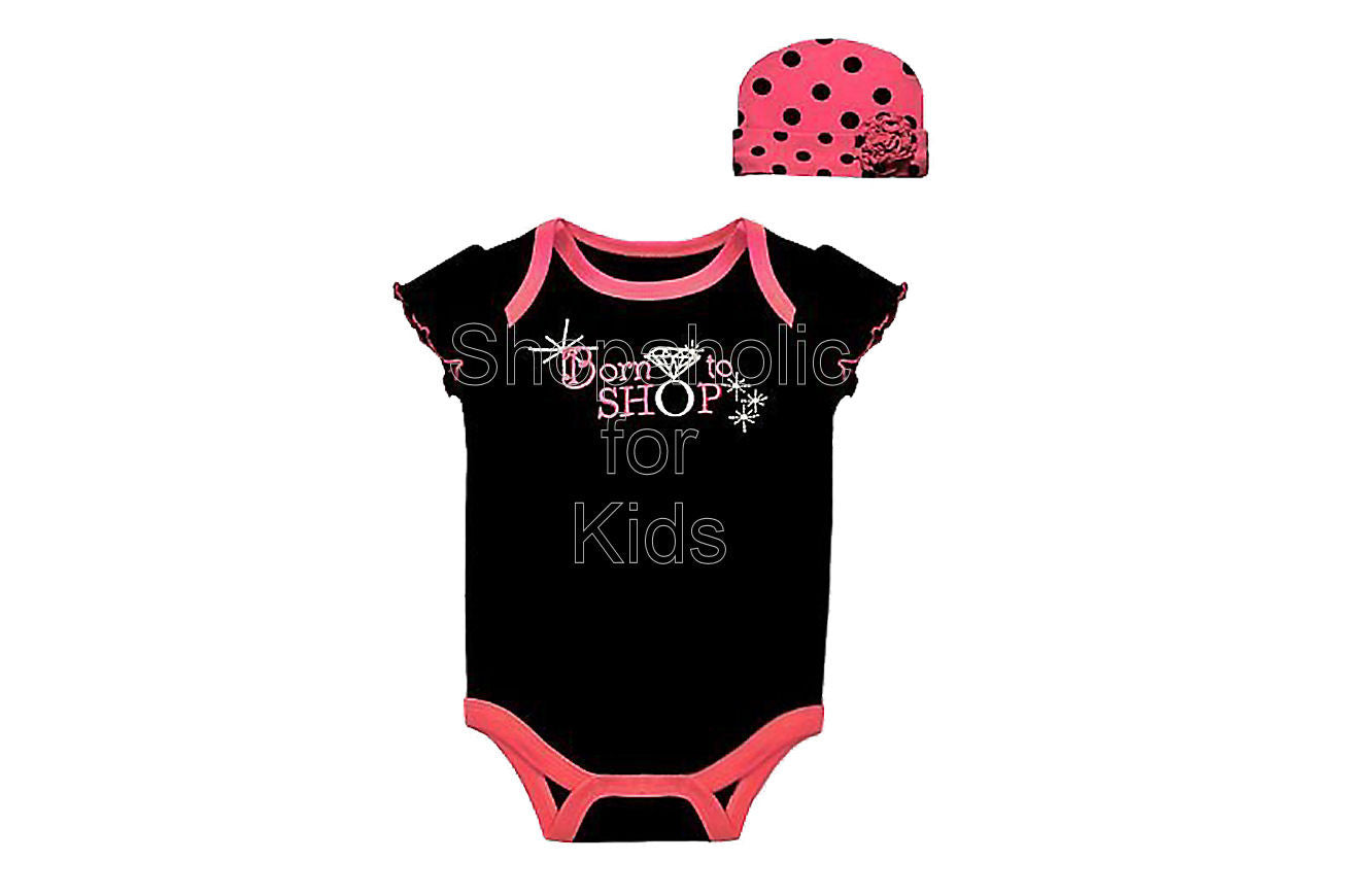 Baby Essentials Baby Girls Bodysuit/Onesie with Cap