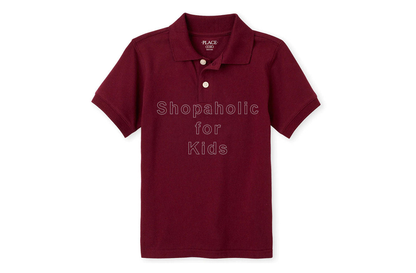 Children's Place Pique Polo - Redwood - Shopaholic for Kids