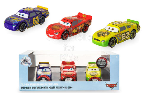 Disney Cars ''Old-Gen'' Racers Pullback Die Cast Set