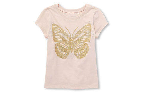 Children's Place Butterfly Graphic Top