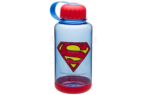 DC Comics Superman Wide-Mouth Water Bottle with Grip Base