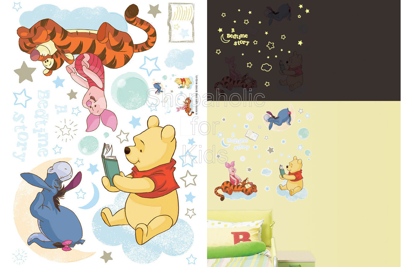 Winnie the Pooh (Glow in the Dark) Wall Sticker - Shopaholic for Kids