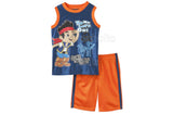Jake and the Neverland Pirates Tank Top & Shorts Orange/White - Shopaholic for Kids