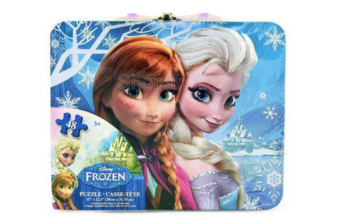 Disney Frozen Puzzle in Tin with Handle (48-Piece)