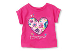 Children's Place  Embellished Graphic Active Tee - Beetroot - Shopaholic for Kids