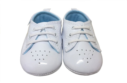 Gerber White Patent Dress Shoes for Baby Boy