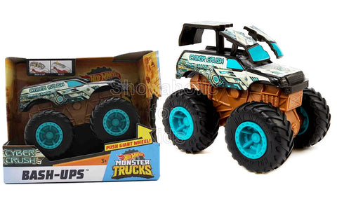 Hot Wheels Monster Truck Bash Ups 1:43 Scale - Cyber Crush