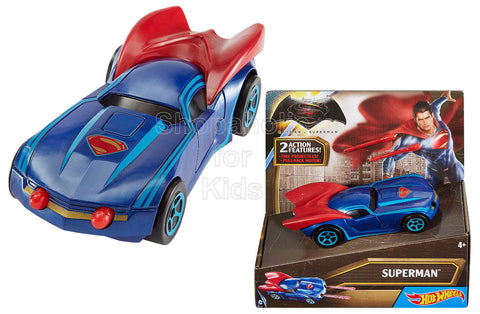Hot Wheels Batman vs Superman - Superman Pull Back Vehicle