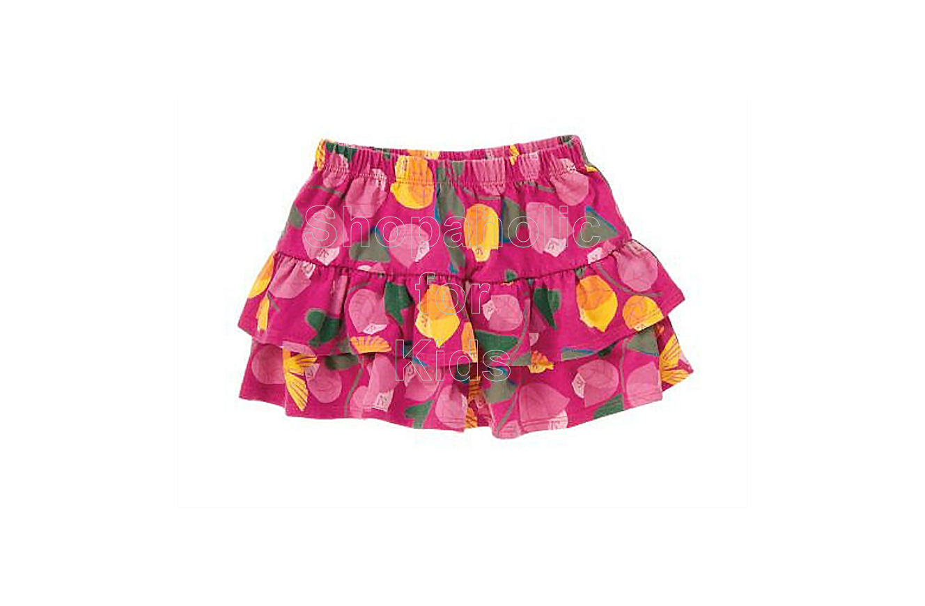 Crazy8 Hummingbird Floral Tiered Knit Skirt - Shopaholic for Kids