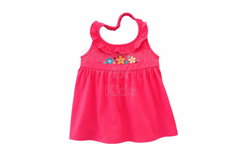 Jumping Beans Floral Babydoll Halter Top - Rouge Flowers