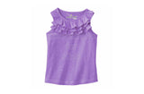 Jumping Beans Slubbed Ruffle Tank - Wisteria Bloom - Shopaholic for Kids