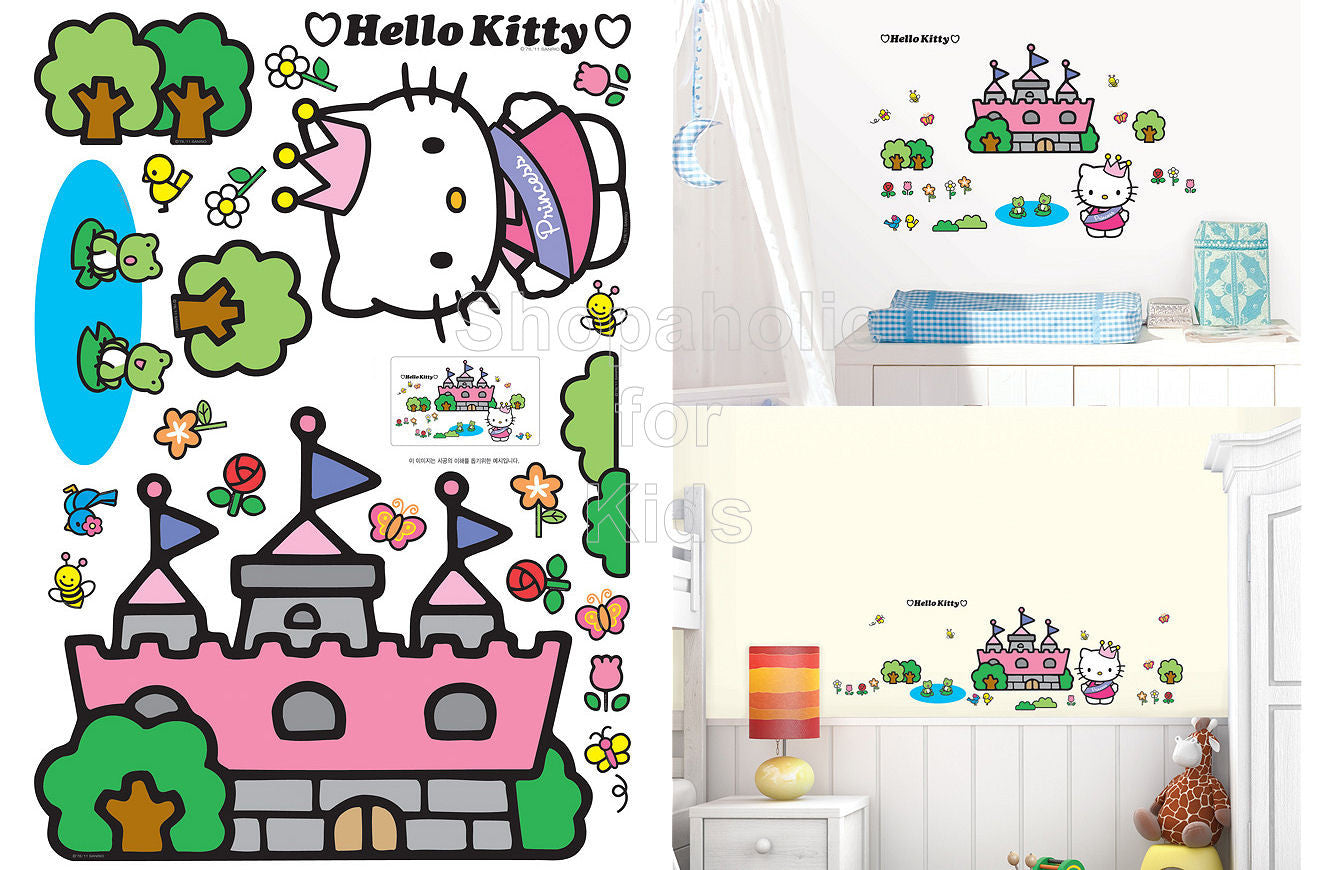 Hello Kitty Castle Wall Sticker - Shopaholic for Kids