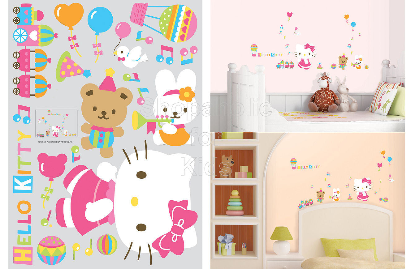 Hello Kitty Parade Wall Sticker - Shopaholic for Kids