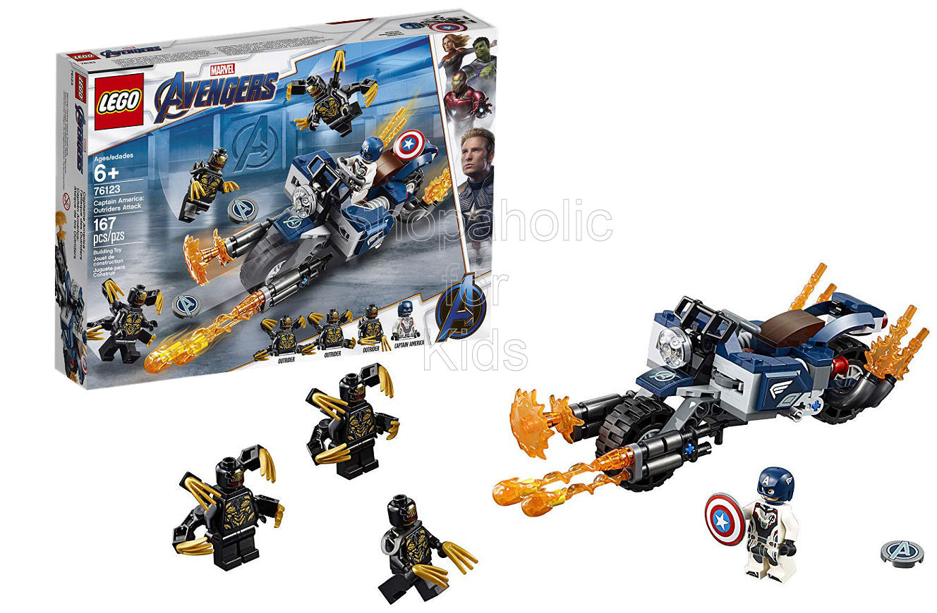 Lego Marvel Avengers Captain America: Outriders Attack Building Kit - Shopaholic for Kids