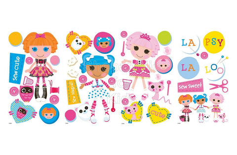 Lalaloopsy Peel and Stick Wall Decals / Wall Sticker