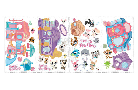 Littlest Pet Shop Peel & Stick Wall Decals / Wall Sticker