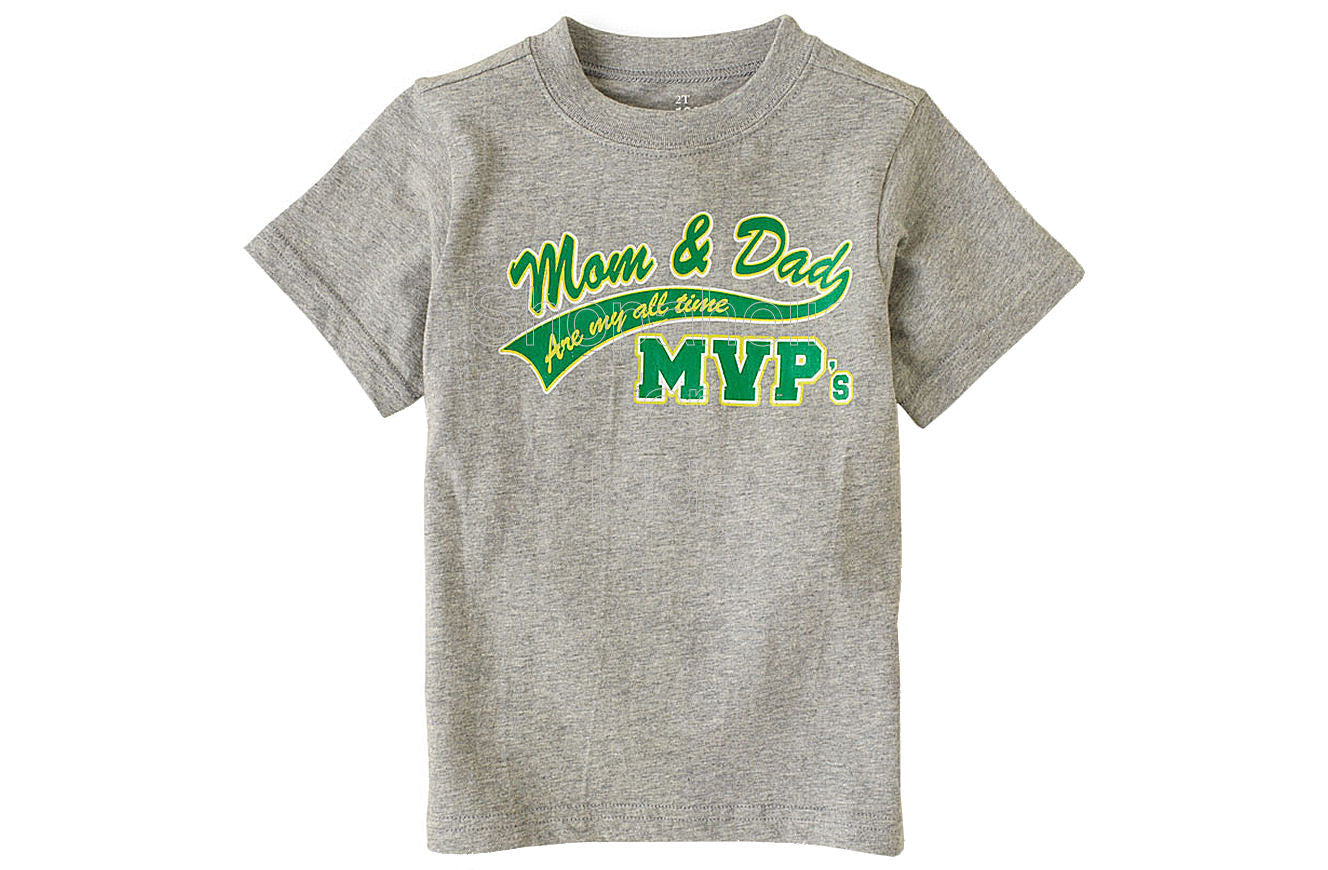 Children's Place MVP Mom and Dad Graphic Tee - Shopaholic for Kids