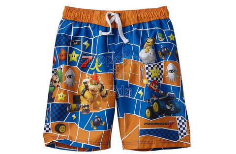 MarioKart 7 Character Swim Trunks - Boy Orange