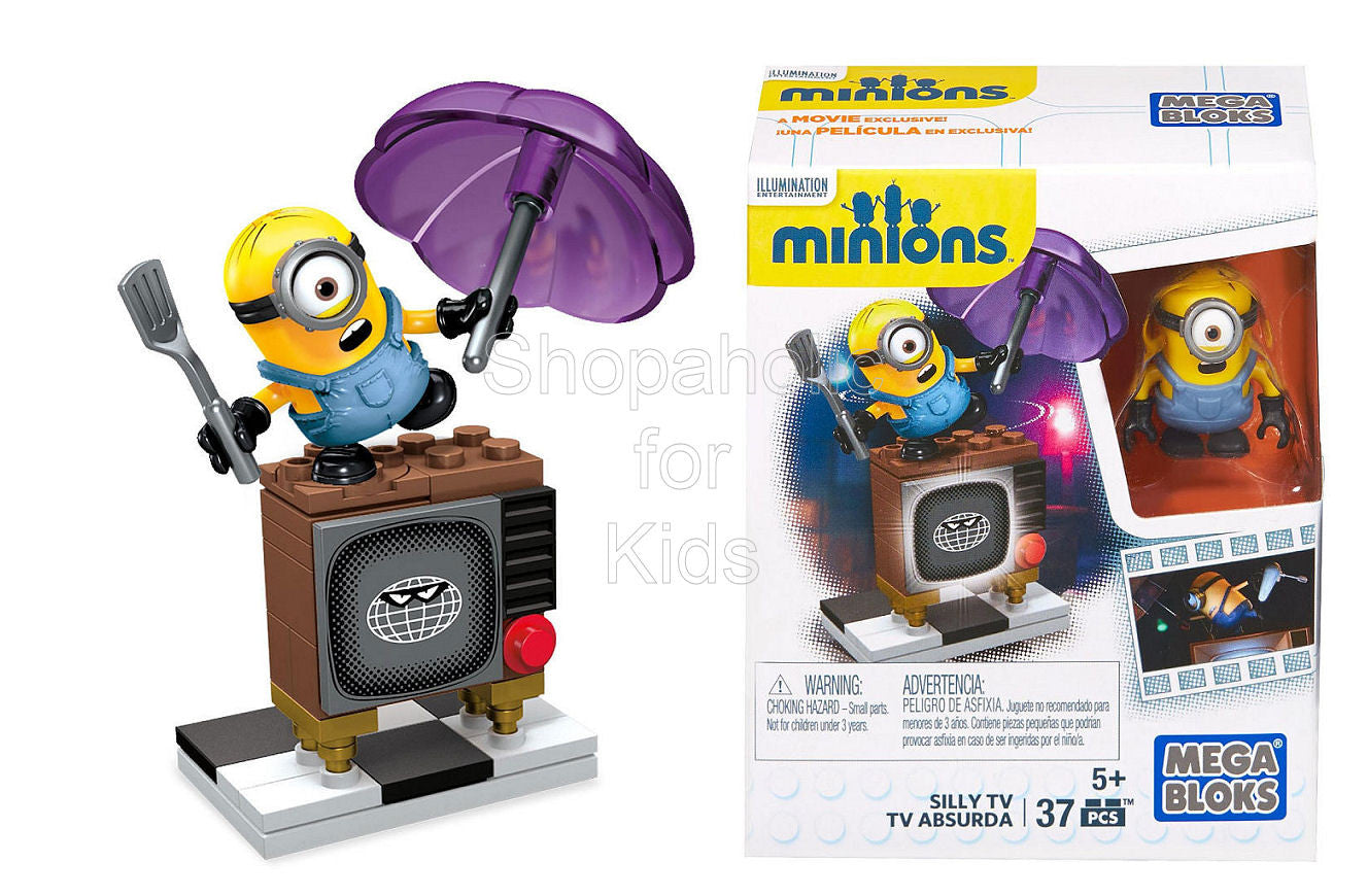 Mega Bloks Minions Movie Fun Pack: Silly TV - Shopaholic for Kids