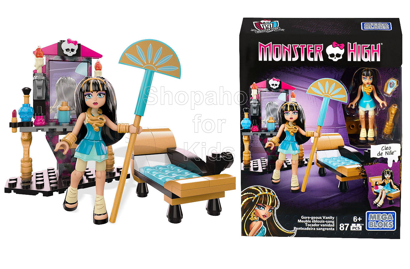 Mega Bloks Monster High Cleo de Nile – Drop Dead Gorgeous Vanity - Shopaholic for Kids