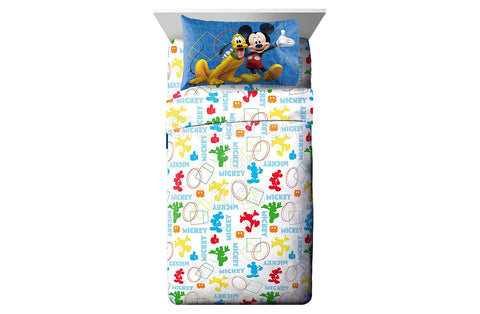 Disney Mickey Mouse Clubhouse 3-Piece Twin Sheet Set