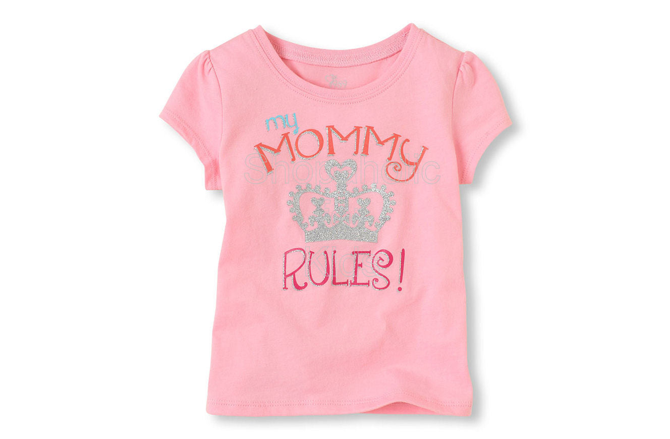 Children's Place Mommy Rules Graphic Tee - Shopaholic for Kids