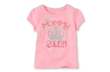 Children's Place Mommy Rules Graphic Tee - Shopaholic for Kids