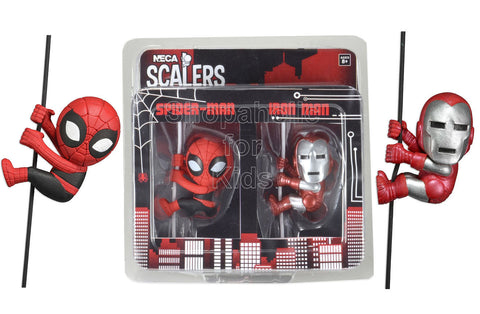 NECA Marvel Scalers Spider-Man and Iron man Exclusive 2-Pack