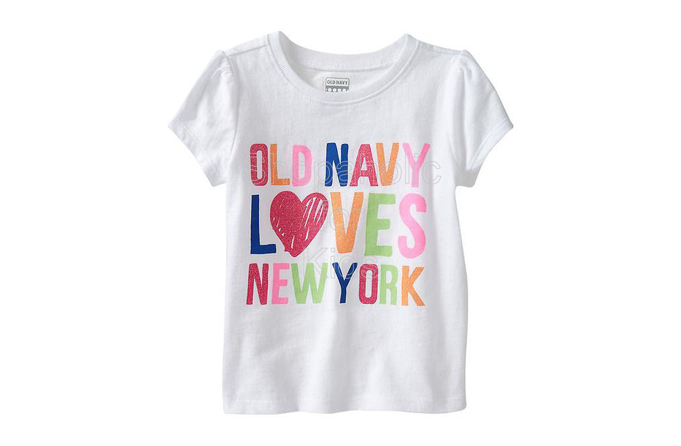 Old Navy "New York" Graphic Tees - Bright White - Shopaholic for Kids
