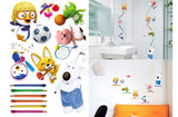 Pororo and Friends Wall Sticker (PPS-58554) - Shopaholic for Kids