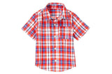 Crazy8 Plaid Shirt - Hot Red - Shopaholic for Kids