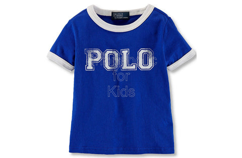 Ralph Lauren Baby Boys' Cotton Tee College Royal