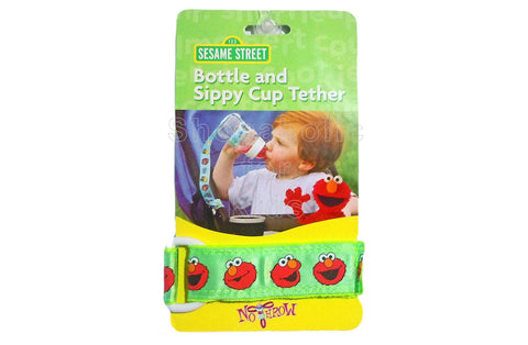 Sesame Street Tether for Bottle & Sippy Cup - Green (Elmo)