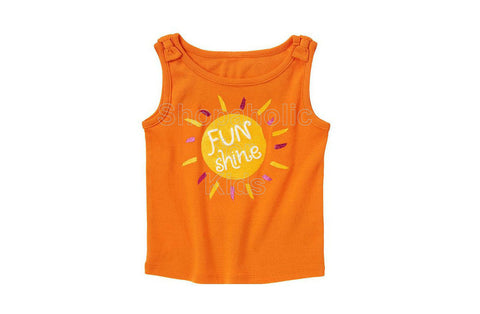 crazy8 Sunshine Bow Tank Bright Orange