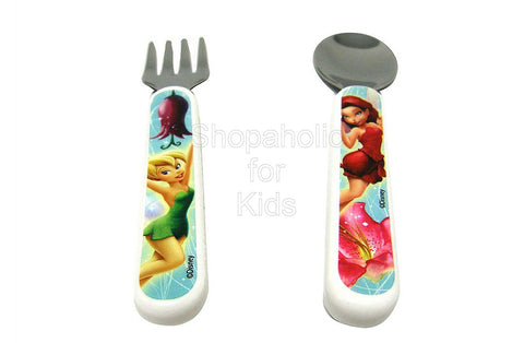 Learning Curve Disney Fairies Fork & Spoon Set - Tinker Bell