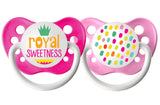 Ulubulu Royal Sweetness Pacifier, 0-6 Months, 2-Pack - Shopaholic for Kids