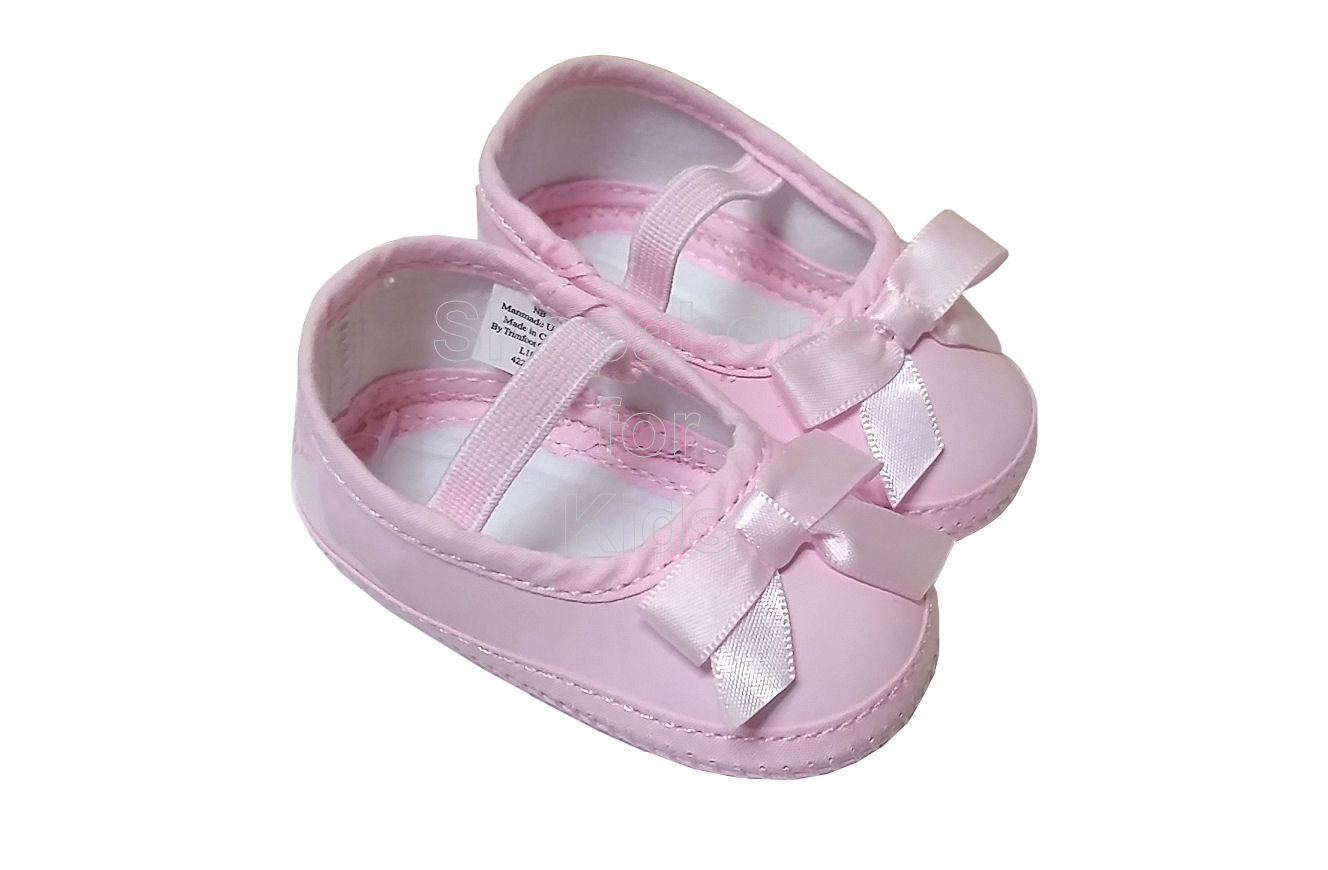 Wee Kids Baby Girl Pink Shoes, Newborn (0-3mos) - Shopaholic for Kids
