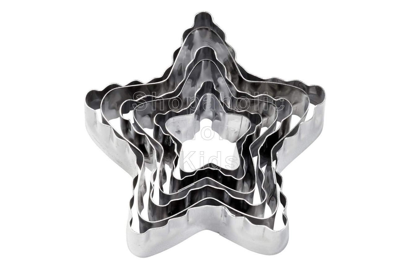 Wilton Double Cut-Outs Cookie Cutter Set - Stars - Set of 6pcs - Shopaholic for Kids