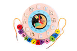Wooden Shape Sorting Clock Toy