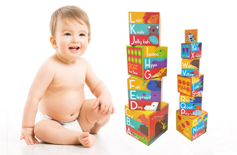 Lille Alphabet Nesting and Stacking Blocks