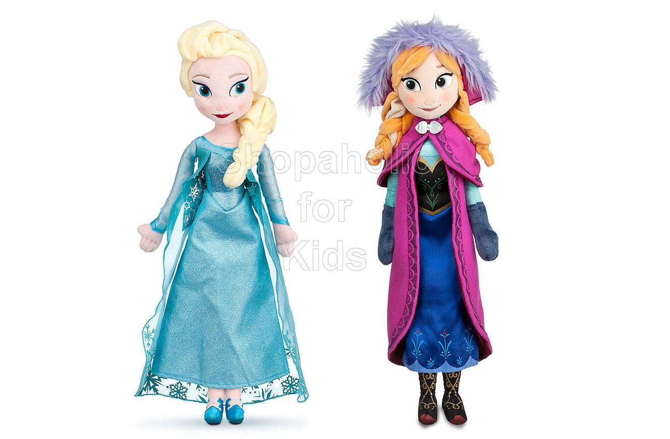 Frozen - Elsa and Anna Plush Doll Set - Shopaholic for Kids
