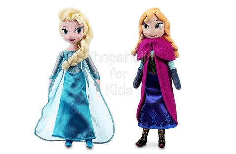 Elsa and Anna Plush Doll Set 12in - Frozen