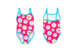 Bluezoo Girl's Pink Daisy Printed Swimsuit - Shopaholic for Kids